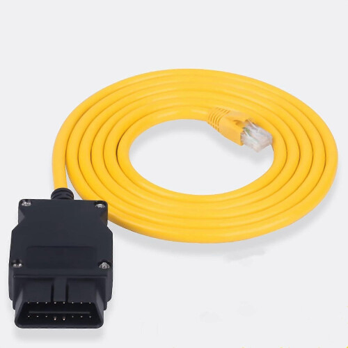OBD2 Cable 2M，Compatible  for BMW F/G Series RJ45 Adapter Speed Ethernet Coding and Diagnostic 2