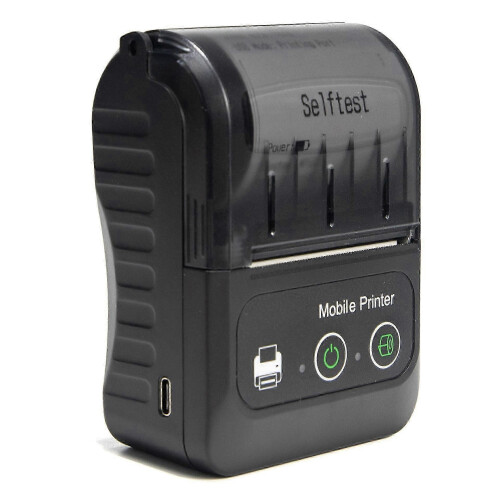 Portable Receipt Printer Wireless Bt Mini Receipt Receipt Pos Mobile Printer, Esc/pos Compatible With Android Ios 2