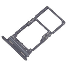 kompatibilný s Samsung Galaxy A26 5G A266 OEM držiak na dve SIM karty Náhradný diel (bez loga) - čierny