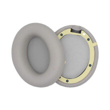 Replacement Earpads for Wireless with Soft Protein Leather Noise Isolation Sponge Gray