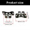 Universal Vehicle Camera Bracket Shockproof Waterproof Design Reverse Back Up Camera Holder for Car Trucks SUVs Multicolor 3