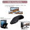 Mouse Arc Touch Portable Ergonomic Computer Mouse Arc Folding Mouse FP 5