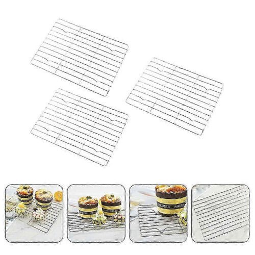 Cake Cooling Rack for Baking 3Pcs Non-Sticky Stainless Steel Cooling Racks 2