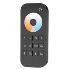 Universal Remote Controllers RGB+CCT Dimmer with Push Dimming 2.4G Remote Control for CW CCT Strip Lights RT7
