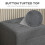 (Grey, Polyester) Grey Square Linen Footstool with Side Pocket 8