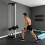 Wall Mount Cable Machine, 15 Positions Adjustable Cable Crossover Machine Dual Pulley System for Home Gym 3