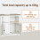 (White, Engineered Wood) White Under-Sink Vanity Unit 60x30x60cm 4