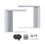 Window Air Conditioner Side Panels with Frame Adjustable Window Ac Insulation Side Panel for BTU Window AC Unit 1