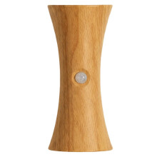 Lampe Murale à Capteur de Mouvement - Applique Magnétique Rechargeable Sans Fil avec 3 Modes de Couleur pour la Maison (Couleur Bois)