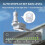 RAINPOINT Wired Rain Sensor for Sprinkler Controller, Irrigation System, Automatic Shut Off with Adjustable Dry-Out 6
