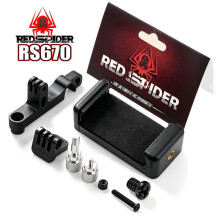 Red Spider Transmitter Phone Holder Mount for Flysky FS-I6S Remote Controller for RC Drone, Car, Boat, FPV Video Transmission
