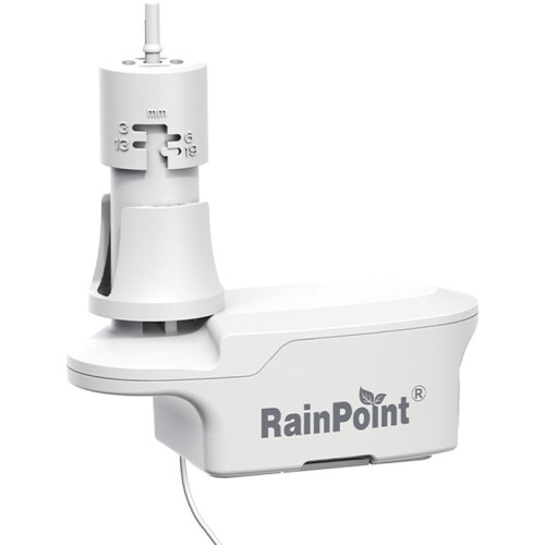 RAINPOINT Wired Rain Sensor for Sprinkler Controller, Irrigation System, Automatic Shut Off with Adjustable Dry-Out