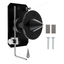 1set Lawn Mower Blade Balancer, High Precise with Magnetic for Adjustable Blade Holder, Wall Mounted Blade Balance Tool