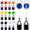 14 PCS 7 Colors Retractable Lighter Case Holder Keychain , Stretchable Lighter Case with Belt Clip 1