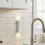 Motion Sensor Wall Light - Wireless Rechargeable Magnetic Sconce with 3 Color Modes for Home White 2