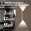 Motion Sensor Wall Light - Wireless Rechargeable Magnetic Sconce with 3 Color Modes for Home White 7