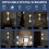 Motion Sensor Wall Light - Wireless Rechargeable Magnetic Sconce with 3 Color Modes for Home White 9
