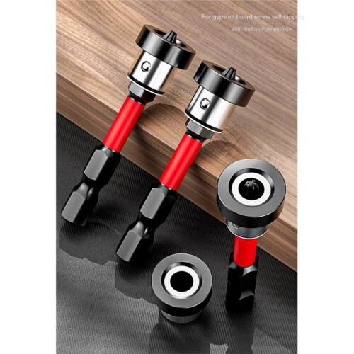 1set Magnetic Screwdriver Bit Drill - Magnetic Screwdriver Bits Hex Shank Drywall Electric Screwdriver 2