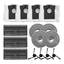 For MOVA P10 Pro Ultra Vacuum Replacement Parts Kit,Filters, Mop Cloths, Side Brushes & Dust Bags