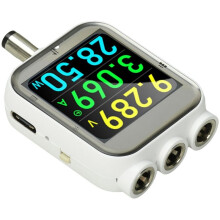 B50 4.5-80V Digital Power Meter 0-6A 0-600W High Precision Voltmeter Ammeter DC5.5 Three-Port Tester 5517Multimete