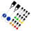 14 PCS 7 Colors Retractable Lighter Case Holder Keychain , Stretchable Lighter Case with Belt Clip 2