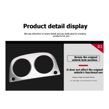 Car Rear Air Vent Cover+Charging Panel Trim Sticker Kit 2226801875 for - S-Class W222 S350 S400 S550 14-20 C