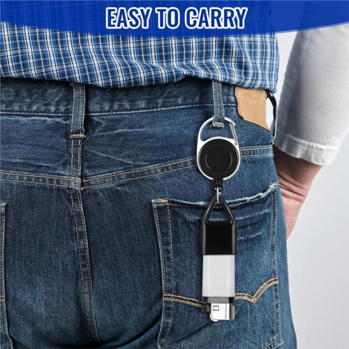 14 PCS 7 Colors Retractable Lighter Case Holder Keychain , Stretchable Lighter Case with Belt Clip 2