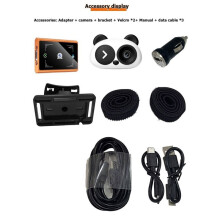Moniteur de Bébé Sans Fil pour Voiture CarPlay&pour Android Auto Vision Nocturne WiFi 5GHz Moniteur de Bébé Super Grand Angle avec Assistant Vocal