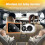 Monitor de Bebé Inalámbrico para Coche CarPlay&para Android Auto Visión Nocturna 5GHz WiFi Super Gran Angular con Asistente de Voz 7