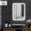 70 x 50cm LED Bathroom Mirror, with Bluetooth - Silver Tone 4
