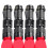 4pcs Red Light Flashlight LED Single Mode Torch 1 Mode Scalable Red Lens Filter Flashlight for Night Astronomy Aviation 1