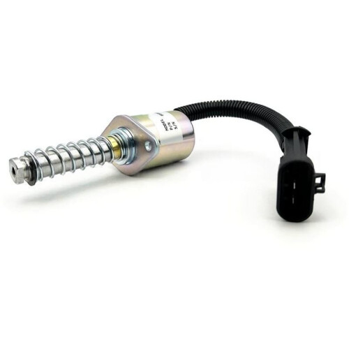 For  Engine Part 6681512 Fuel Shutdown Shut Off Solenoid Valve 12V for  Excavator