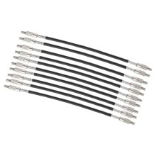10Pcs Viola Tailgut, Non-Slip Viola Tailpiece Cord with Adjusters, Replacement Tail Rope for Violas Playing