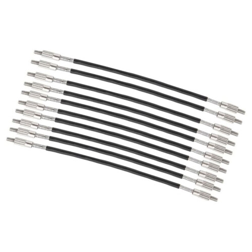 10Pcs Viola Tailgut, Non-Slip Viola Tailpiece Cord with Adjusters, Replacement Tail Rope for Violas Playing