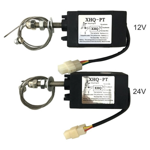 XHQ-PT Power /Off Pull Control Shutdown Device 12/24V for Generator Flameout Shutdown Solenoid Valve Normally Open A 2