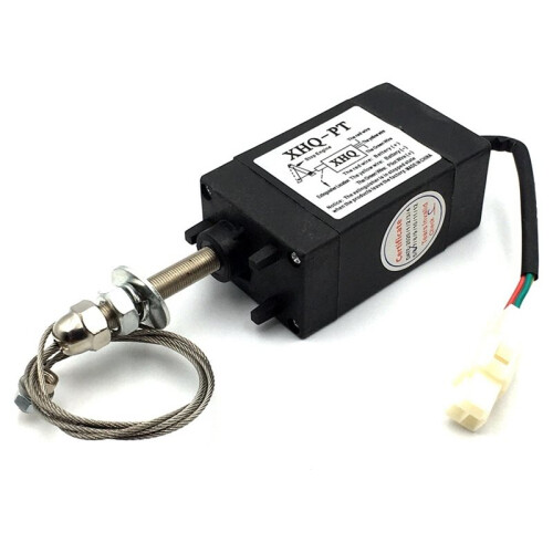 XHQ-PT Power /Off Pull Control Shutdown Device 12/24V for Generator Flameout Shutdown Solenoid Valve Normally Open B 1