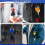 14 PCS 7 Colors Retractable Lighter Case Holder Keychain , Stretchable Lighter Case with Belt Clip 6