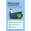 V2 Motorcycle Helmet  Intercom Headset IPX5 Waterproof  6.0, 520m Two Way Intercom, Noise Reduction 5