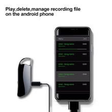 V11 32GB Voice Activated Recorder One Button Record MP3 Player Audio Dictaphone for Interview Meeting Silver