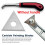 3Pcs 1inch Triangle Paint Scraper Paint Scraper Carbide Blades Double-Edged Reversible Replacement Blade 5