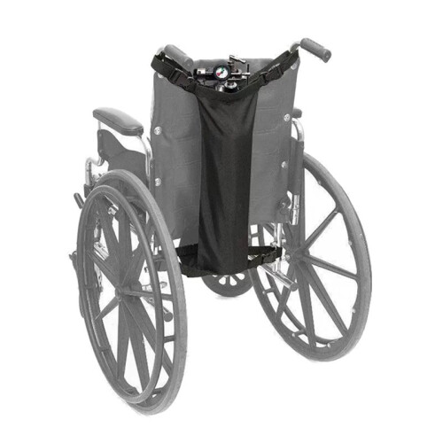 Zuurstofcilinder Tas voor Rolstoelen (D & E Cilinders) - Zuurstoftank Drager/Cilinder Houder voor de Meeste Zuurstofcilinders