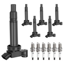 UF267 90919-02234 C-528 Ignition Coil Pack & Spark Plugs for RX300 RX330 ES300 RX400h 1999-2008