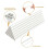 100 Pack Plastic White Cake Dowel Rods, Tiered Cake Construction Rods, Cake Stacking Supporting Rods, 0.4 Inch Diameter 3