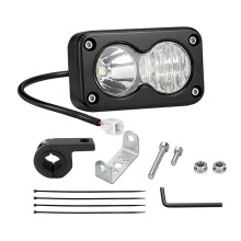 Led Spotlight Koplamp voor Yozma in 10 Dirt Pit Bike, 20W LED Koplamp 6000K Plug- Motorfiets Hulplamp