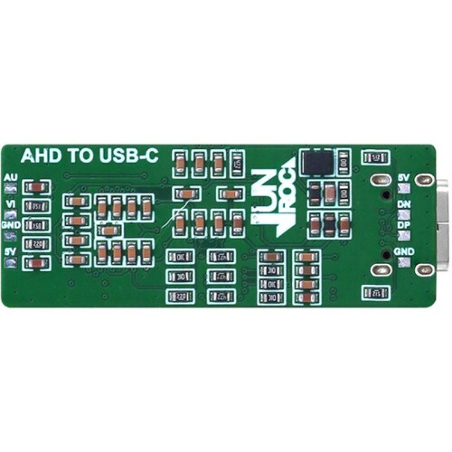 AHD Till USB-C-Adapterkort Plug And  USB-Drivrutinsfritt, Stöder AHD-Videosignal och Ljudingång 2