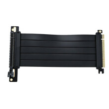 PCIe 4.0 X16 GPU Riser Cable 90/180 Black Card Extension Cable High Speed Video Card Extender Cord 25cm B