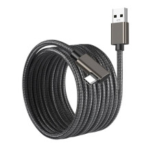 USB A Till Type C VR-Kabel USB C Datakabel Type C VR-Länkabel USB3.0 Snabbladdning 90 Grader för Quest 1/2 3 Meter