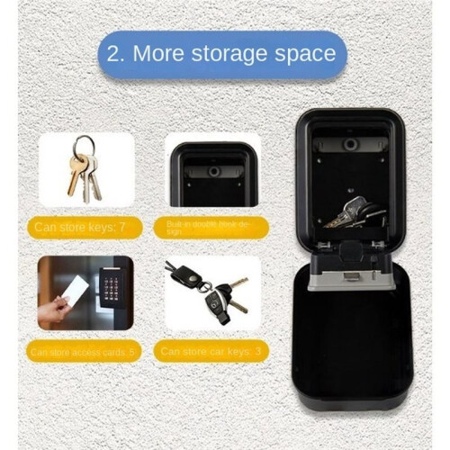 Waterproof   Combination Lock Box, Remote-Controlled Electronic Lock Box, Rental Electronic Lock Box