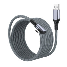 USB A Till Type C VR-Kabel USB C Datakabel Type C VR-Länk Kabel 90 Grader USB3.0 Snabbladdning för Quest 1/2 3 Meter