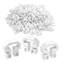 100PCS Soccer Net Clip for Goal - Plastic Soccer Goal Lock Net Clips Football Net Clips for Goal Net Systems